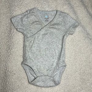Cloud Island V Neck Onesie 0-3m